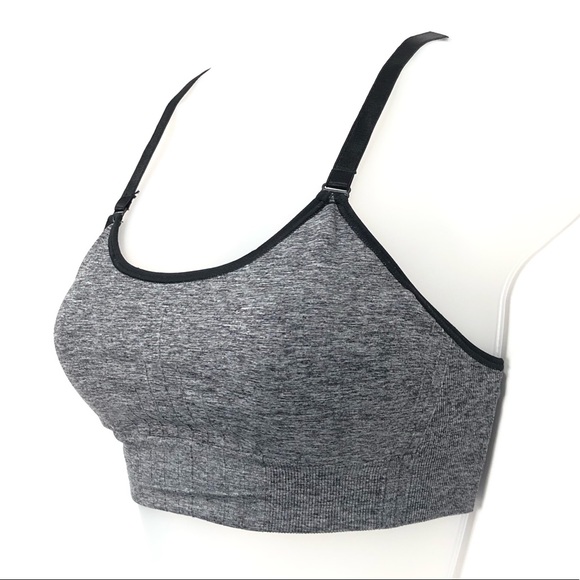 Champion c9 Seamless Sports Bra - XS - Grey & Black - Picture 4 of 8